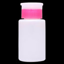 Pink 150ML Empty Pump Dispenser Bottle Nail Art Polish Remover Acrylic