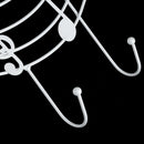 Creative Iron Musical Note Gate Hook Strong Wall Hanger Hook Free Nail (Whi R5D9