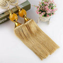 1 Pair Window Curtain Tieback Beaded Ribbon Tassel Rope Curtain Tie Back Cu
