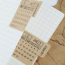 2020 Year Mini Calendar Stickers Index Bookmark Planner Journal Accessories Delu