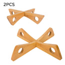 Pan Pot Mats Holder Cooking Tools Placemats Bamboo Bowl Cup Kitchen Accessories