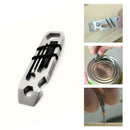 6 in 1 EDC Gadget Outdoor Equipment Camping Keychain Supplies Bottle Opener
