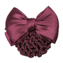 Fashion Bank hotel office Lady Hair Clip Cover Bowknot Bun Snood Women Headband