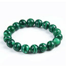 10mm Natural Tibetan Green Malachite Buddhist Buddha Prayer Beads Mala Bracelet