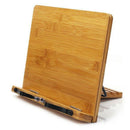 Adjustable Book Holder Tray and Page Paper Clips-Cookbook Reading Desk Port