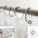 Shower Curtain Pebbles Waffles PEVA Waterproof and Mildewproof with 12 Hook D7D5