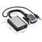 HW-2216 VGA to HDMI Converter Adapter HD Digital Analog Audio 3.5mm Cable #gib