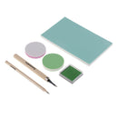 6 Pieces/set DIY Rubber Stamp Carving Block Kit with Cutter Art Chisels Tools