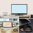 1080p HDMI Male S-video to 3 RCA AV Audio Cable Cord DVD For TV HDTV Adapte S2B3