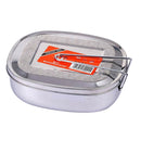 Stainless Steel Lunch Box School Bento Food Container with Compartment M