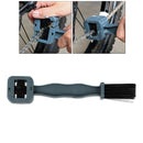 2 in 1 Bike Chain Brush Bicycle Wheel Brake Cleaning Care Tool Dirt Remover