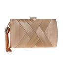 Tassel Fashion Ladies Clutch Bag Shoulder Handbags Female Party Wedding EvenB8Q5