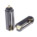 2X AAA Battery Plastic Holder Box Case Cylindrical Type For 18650 Flashlight OZ