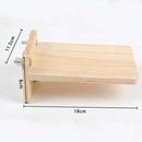 Wooden Hamster Chinchilla Platform Springboard Wooden Small Animal Platform C5C5