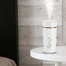 Air Humidifier Low Noise Fine Mist Spray Humidifier for Car Home (White) A