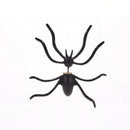 New Retro Women Earings Black Spider Earrings Chic Two Parts Ear Stud SEAU