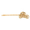 Hollow Hair Clip Hairpin Women Accessory Rhinestone Hairgrip (Pumpkin Car) A#S