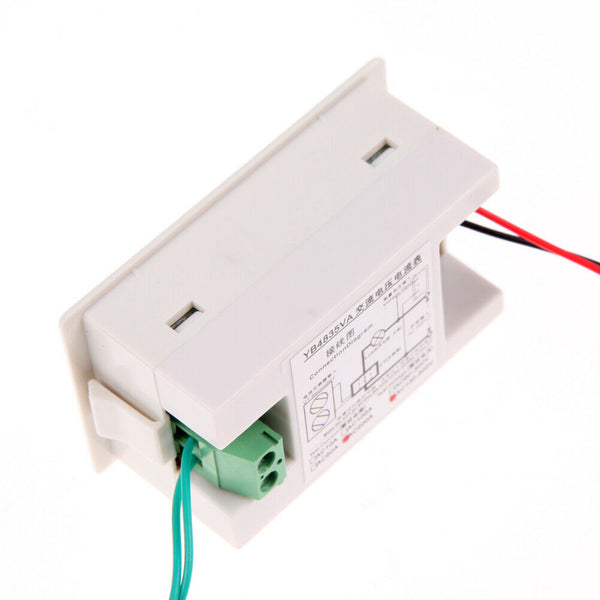 AC Digital Ammeter Voltmeter LCD Panel Amp Volt Meter 100A 300V White A#S