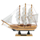 Nautical Wooden Sailboat Boat Bookshelf Home Party Decorative Craft 18cm