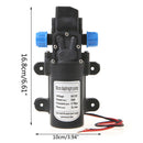 DC  30W 0142 Motor High Pressure Diaphragm Water Self Priming Pump 3L/Min 12V