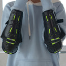 4Pcs Reflective Motorcycle Elbow Knee Pad Set Motocross Sports Protection Gear