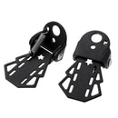 Universal  Rear Seat Pedal Steel Folding Mountain Bike Riding Footpeg