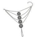 Multi Chain Tassel Bracelet Bangle Slave Finger Chain Hand Harness Ornaments