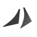 4 Front Bumper Lip Kit Diffuser Splitter Fins Body Spoiler Canards Valence Chin