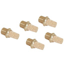 10pcs Silencer Pneumatic Air Muffler Air Flow Controller G1/8 Flat/Long Head