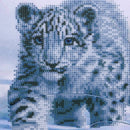 Snow Leopard 5D Diamond DIY Painting  Kit Home Decor Craft