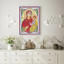 5D DIY Special Shaped Diamond Painting Religious Cross Stitch Mosaic Kit