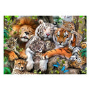5D DIY Full Drill Diamond Painting Tiger Lion Cross Stitch Embroidery Kits