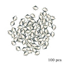 100pcs 8mm DIY Crafts Rivets Button Studs Decor Garment Bag For Cloth Hat P N1G8