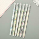 1Pcs Cartoon Floral Gel Pen Cute Student Learning Stationery School Office Pen