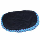 Removable cushion House Bed for Pets Dog Cat S Blue, Black dots R2Q3