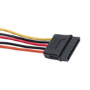 1X(Sata Hard Drive Power Cord 15Pin One Minute Two Three Transfer Cable Mal
