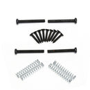 Guitar Humbucker Pickup Ring+Mounting Screws Set Kits Easy Install black ES