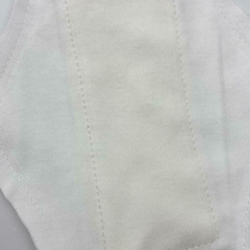 White Thin Reusable Menstrual Cloth Sanitary Pads Napkin for Women Girl 18cm