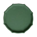 Colorful Wood Dried Fruit Plate Snacks Dessert Serving Tray Dark Green