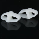 2 Pair Big Little Toe Gel Splint Separators Straightener Bunion Valgus Corrector