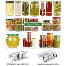 Stainless Steel Adjustable Twist Jar Opener Spiral Can Seal Lid Remover Twi T5N6