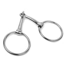 Loose  Horse Bit Simply Broken Bradoon Bit with Sliding Rings