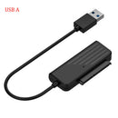22 Pin SATA3 To USB 3.0 2.5 Inch Hard Drive HDD SSD Adapter SATA Converter Ca Bj