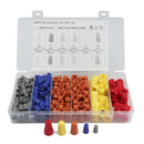 200PCS Insulated Wire Connector Twist-On Electrical Terminal Kit Flame Retardant
