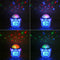 Night Light Projector Lamp Bedroom Alarm Clock With Music for Kid Christma RQQ