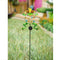 Solar Path Lights Outdoor Decorative Metal Frog Stake with 10 LEDs Globes for