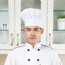 Hotel Chef Uniform Long Sleeves Jacket Restaurant Kitchen Uniform +Chef Hat
