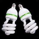 2 Pcs E27 Negative Ion Spiral Light Bulb Ionizer Anion Air Purifier Bulb 18W