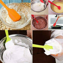 1*Heat Resistant Non-Stick Silicone Spatula Flexible Rubber Scraper Kitchen Tool
