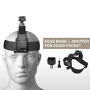 Sunnylife Headband Wearing Belt Strap + Adapter For Dji Osmo Pocket